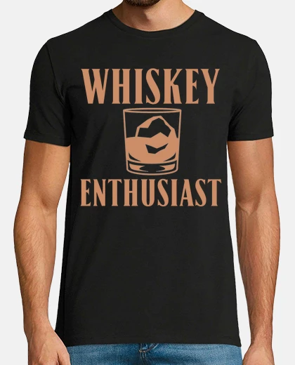T-shirt appassionato di whisky
