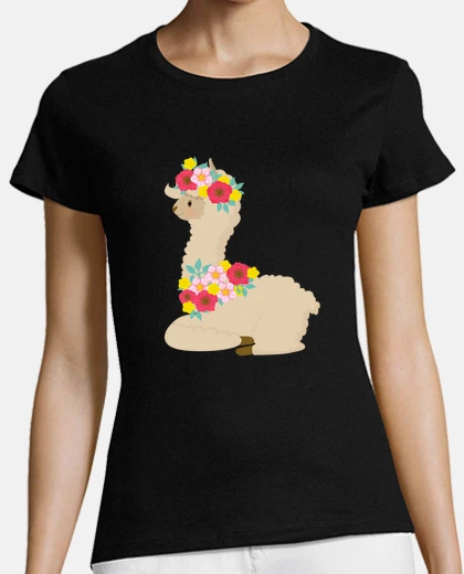 Tee-shirt appels avec des fleurs