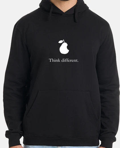 Sudadera Apple Pear think different sudadera hombre