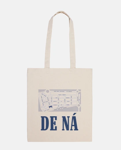 Bag April fair map - blue