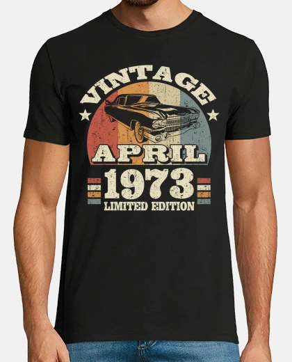 T-shirt Aprile 1973 anniversario - 50 anni