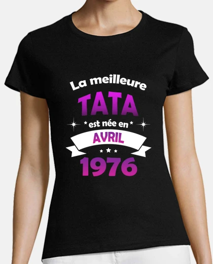 T-shirt aprile 1976 tata umorismo regalo