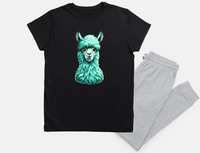Pyjama Aquamarine Llama