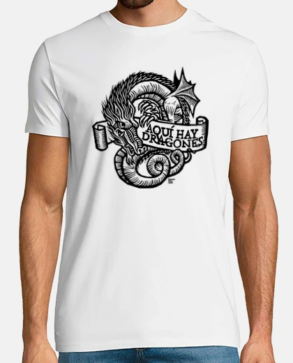 Camiseta Aquí hay dragones OFICIAL