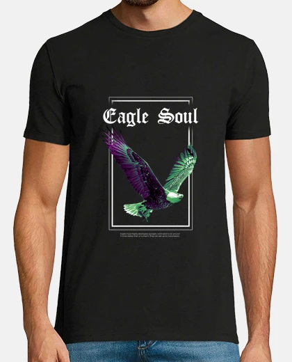 T-shirt aquila reale, anima, emblema, simbolo, vista, raptor,