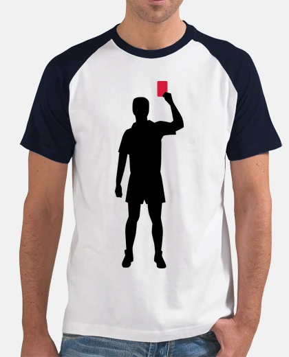 Tee-shirt arbitre un carton rouge