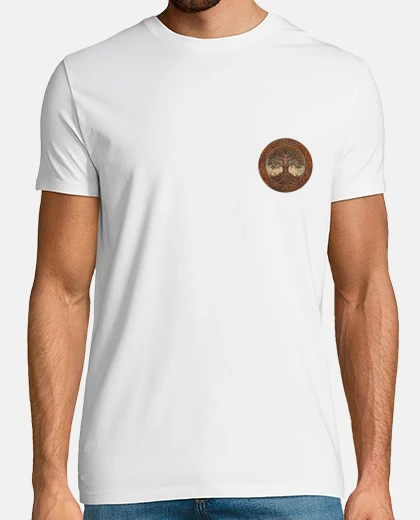 Camiseta árbol de la vida leyenda celta bosque
