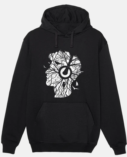 Sudadera árbol de raíces de la música