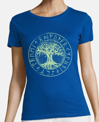Camiseta Árbol Vikingos Verde