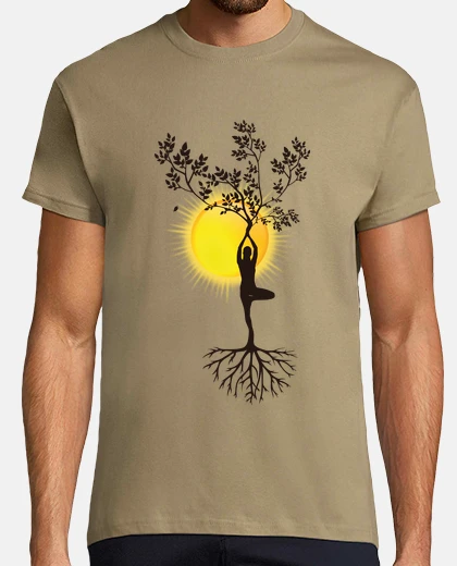 Camiseta arbol yoga