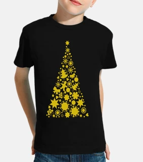 Arbol Navidad Adornos Tipicos Dorado