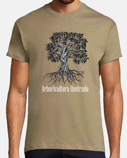 Tee-shirt arboriculture illustrée