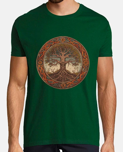 Tee-shirt arbre de vie légende Celte forêt