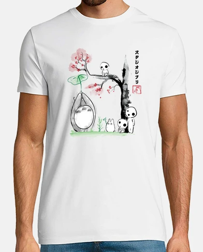 Tee-shirt Arbres de croissance sumi-e