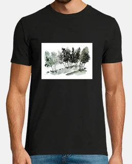 arbres à encre japonaise sumi-e japon