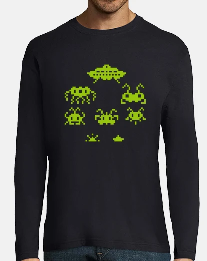 T-shirt arcade aliens