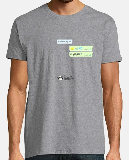 T-shirt archimedes sfondi chiari