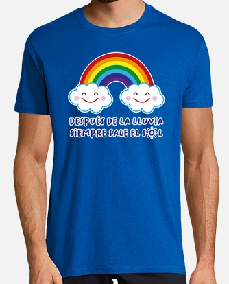 Camiseta arco iris hombre laTostadora