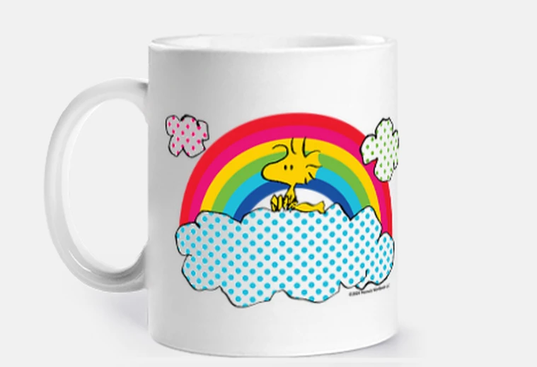 Tazza arcobaleno di Woodstock