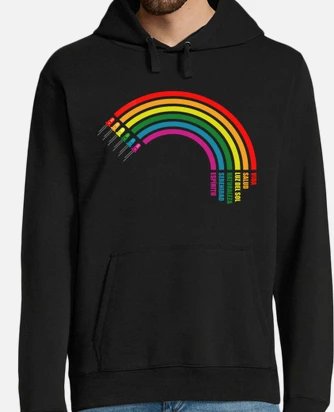Sudadera arcoiris laTostadora