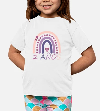 Camiseta ninos arcoiris 2 anos laTostadora