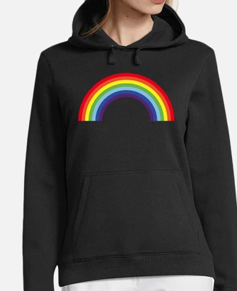 Sudadera arcoiris 7 colores laTostadora