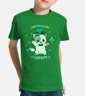 Are you Feline Lucky - Kids Shirt