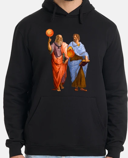 Sudadera Aristóteles y Platón Baloncesto
