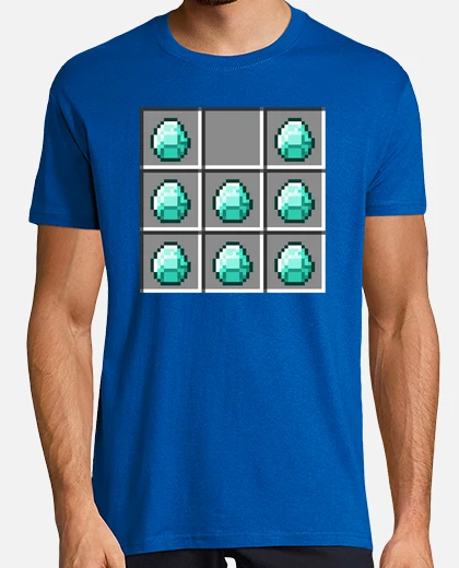 Camiseta armadura de diamantes minecraft laTostadora