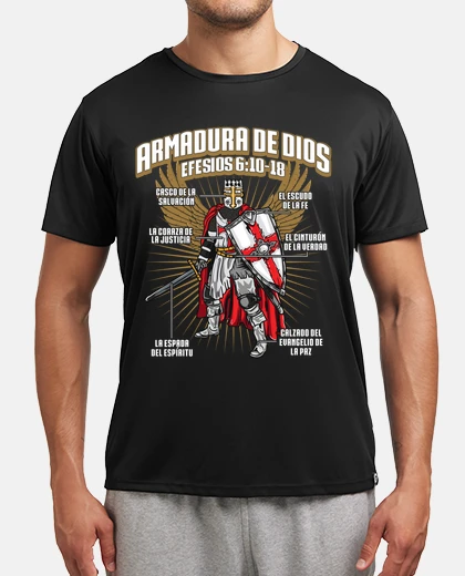 Camiseta Armadura De Dios Cruzadas Templarios Historia Tercios Españoles Cristianos