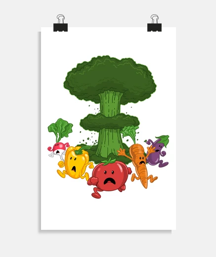 Poster Armageddon aux légumes
