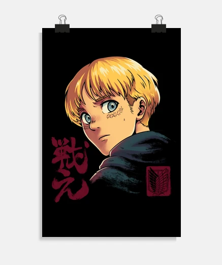 Poster armin attack on titans
