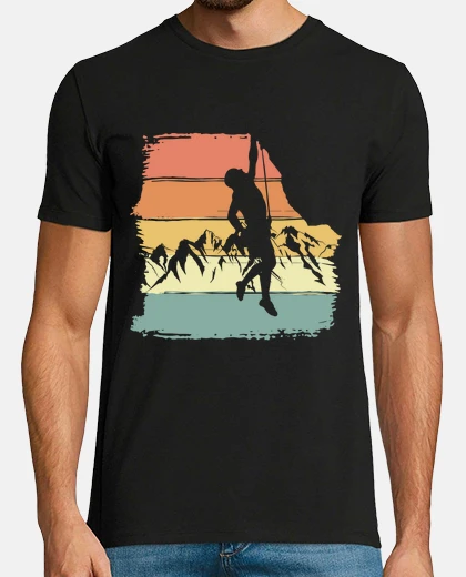 T-shirt arrampicata retrò