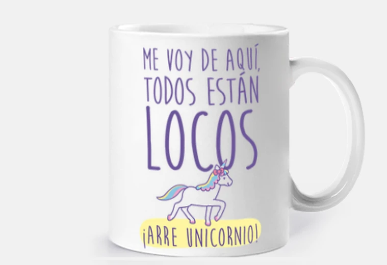 Taza Arre Unicornio
