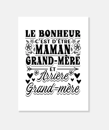 Tableau Arriere Grand Mere