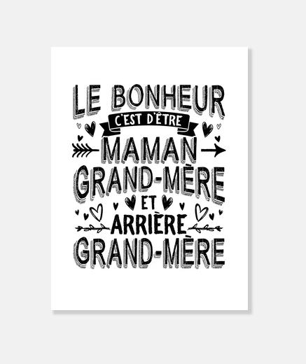 Tableau Arriere Grand Mere