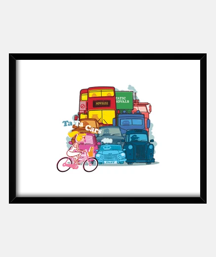 Quadro arrivederci alle macchine!