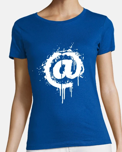 Playera Arroba (blanco)