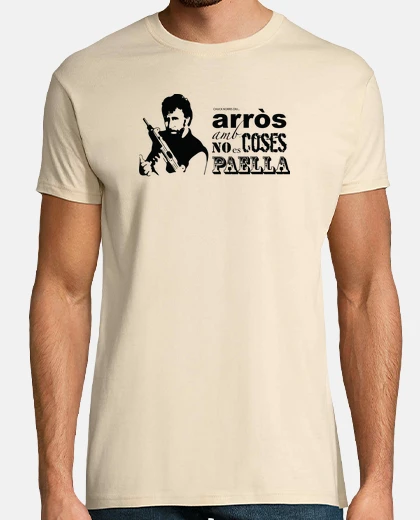 T-shirt arros amb cucire, chuck norris