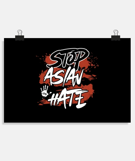 Poster Arrter La Haine Asiatique