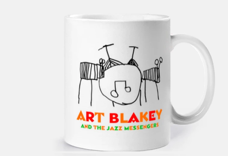 Cup art blakey jazz mug