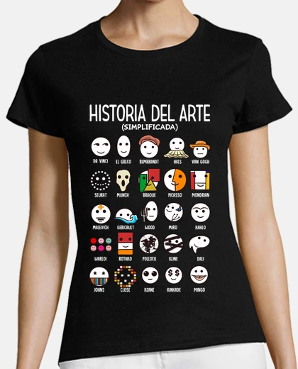 Playera art history simplified