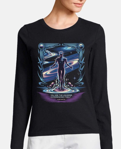 Camiseta Arte cósmico del universo de Alan Watts