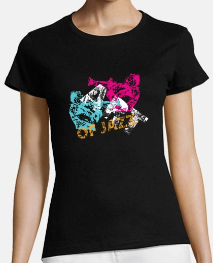 Playera arte del jazz estilo moderno
