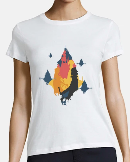 T-shirt arte spada in linea - real mmorpg