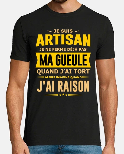 Playera artesano no me callo la boca humor
