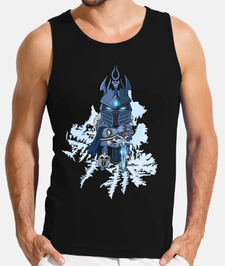 T-shirt arthas - uomo senza maniche