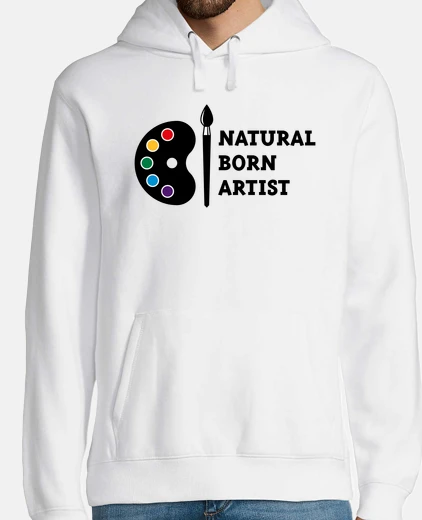 Sudadera artista nato - paleta de colores