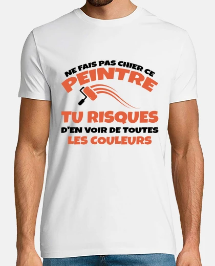 Tee-shirt Artiste Humour Carrossier Peinture