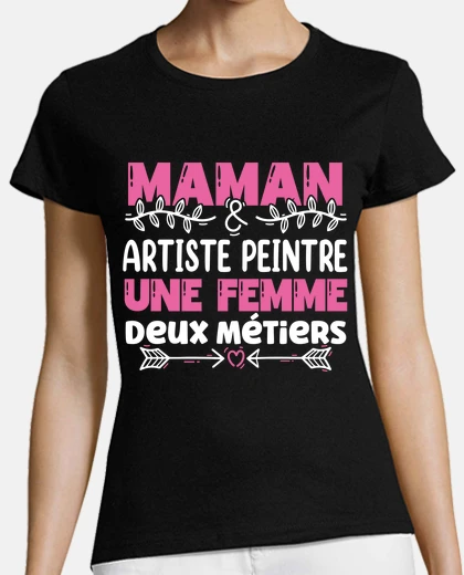 Tee-shirt Artiste Peintre Humour Métier Cadeau